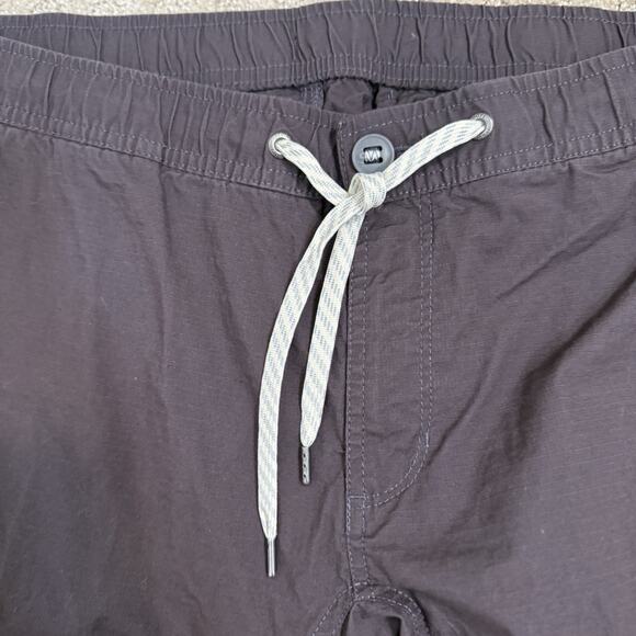 Vuori Climber Pants Mens XXL Charcoal Gray Slim Fit Ripstop Elastic Waist - Picture 11 of 16